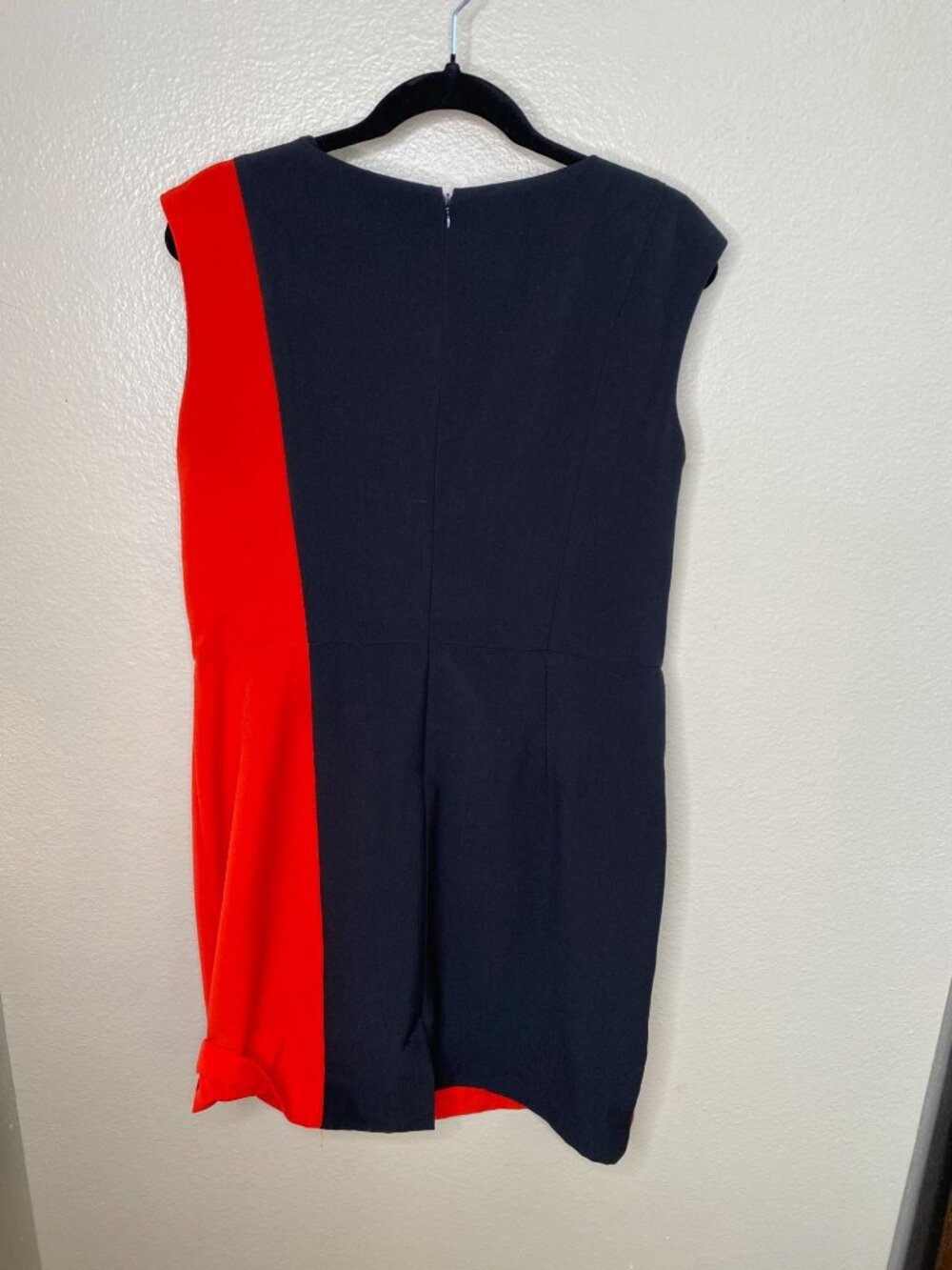 Shelby & Palmer Womens Black & Red Colorblock Dress Size 14 Sleeveless Elegant - Picture 2 of 8